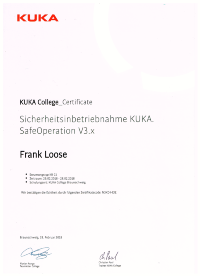 KUKA.SafeOperation Experten Lehrgang